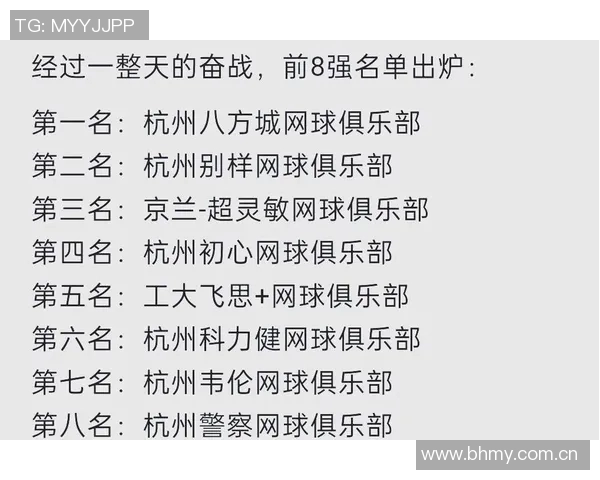 杭州网球队在选拔赛中的耐力表现分析与未来展望